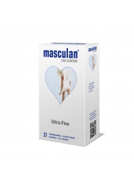 Особо тонкие презервативы Masculan Ultra Fine - 21 шт. - Masculan - купить с доставкой в Северодвинске