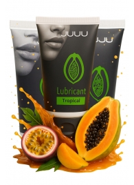 Набор из 3 съедобных лубрикантов JUJU со вкусом тропических фруктов - JuJu - купить с доставкой в Северодвинске Набор из 3 съедобных лубрикантов JUJU со вкусом тропических фруктов - JuJu - купить с доставкой в Северодвинске