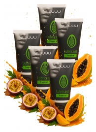 Набор из 5 съедобных лубрикантов JUJU со вкусом тропических фруктов - JuJu - купить с доставкой в Северодвинске Набор из 5 съедобных лубрикантов JUJU со вкусом тропических фруктов - JuJu - купить с доставкой в Северодвинске