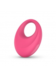 Розовое интерактивное эрекционное виброкольцо Leo - Easy toys - в Северодвинске купить с доставкой