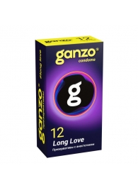Презервативы с анестетиком для продления удовольствия Ganzo Long Love - 12 шт. - Ganzo - купить с доставкой в Северодвинске