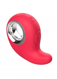Красный клиторальный массажер с функцией постукивания - Secwell в Северодвинске Красный клиторальный массажер с функцией постукивания - Secwell