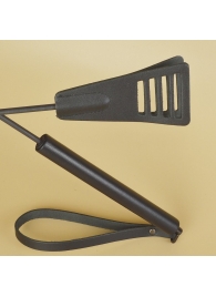 Черный кожаный стек «Сириус» - 60 см. - Sitabella - купить с доставкой в Северодвинске