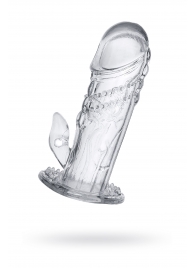 Прозрачная насадка на пенис Uco - 13 см. - A-toys - в Северодвинске купить с доставкой