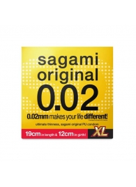 Презерватив увеличенного размера Sagami Original 0.02 XL-size - 1 шт. - Sagami - купить с доставкой в Северодвинске