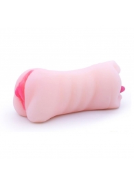 Телесный двусторонний мастурбатор - вагина и ротик - Boys of Toys - в Северодвинске купить с доставкой