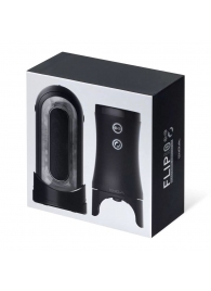 Набор Tenga Flip Zero Electronic Vibrotation: мастурбатор с вибрацией и устройство вращения - Tenga - в Северодвинске купить с доставкой Набор Tenga Flip Zero Electronic Vibrotation: мастурбатор с вибрацией и устройство вращения - Tenga - в Северодвинске купить с доставкой