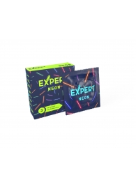 Светящиеся в темноте презервативы Expert Neon - 3 шт. - Expert - купить с доставкой в Северодвинске