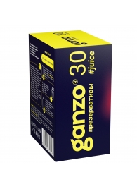 Ароматизированные презервативы Ganzo Juice - 30 шт. - Ganzo - купить с доставкой в Северодвинске