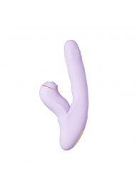 Сиреневый вибромассажер со съёмным клиторальным пульсатором DuoGlow - Svakom купить в Северодвинске с доставкой в Orgasmix.ru Сиреневый вибромассажер со съёмным клиторальным пульсатором DuoGlow - Svakom