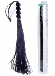 Черная силиконовая плеть - 37 см. - Boys of Toys - купить с доставкой в Северодвинске