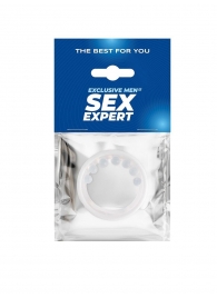 Эрекционное кольцо с мягкой стимулирующей насадкой - Sex Expert - в Северодвинске купить с доставкой