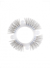 Эластичное кольцо с «ресничками» и 4 шариками - Sextaz - в Северодвинске купить с доставкой