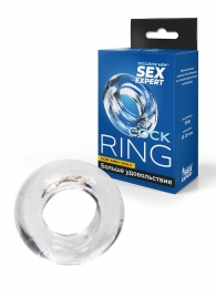 Прозрачное эрекционное кольцо-бублик - Sex Expert - в Северодвинске купить с доставкой