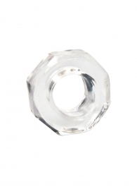 Прозрачное эрекционное кольцо в форме гайки - Sex Expert - в Северодвинске купить с доставкой