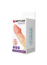 Телесная насадка на пенис Booker - 8 см. - Baile - в Северодвинске купить с доставкой