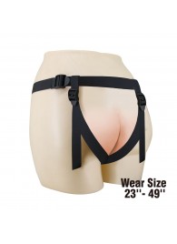 Черные трусики харнесс с платформой Caludio I - Baile - купить с доставкой в Северодвинске