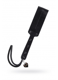 Черный кожаный пэддл - 32 см. - Pecado - купить с доставкой в Северодвинске