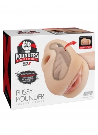 Телесный мастурбатор-вагина Pussy Pounder Squeeze Stroker - Pipedream - в Северодвинске купить с доставкой