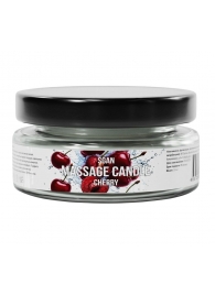 Массажная свеча «Спелая вишня» - 50 мл. - SGAN - купить с доставкой в Северодвинске