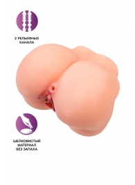 Реалистичный мастурбатор в форме попки с 2 любовными входами - No Name - в Северодвинске купить с доставкой