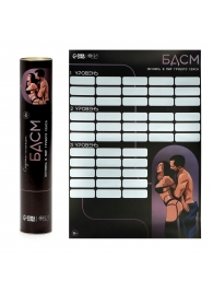 Плакат для двоих со скретч-слоем «БДСМ» - Сима-Ленд - купить с доставкой в Северодвинске