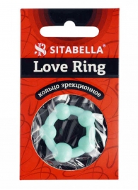 Цветное эрекционное кольцо с 5 бусинами Love Ring - Sitabella - в Северодвинске купить с доставкой