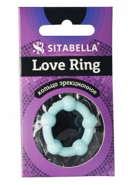 Цветное эрекционное кольцо Love Ring с бусинами - Sitabella - в Северодвинске купить с доставкой