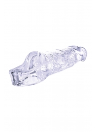 Прозрачная насадка-удлинитель Length Enhancer с подхватом - 16 см. - NMC - в Северодвинске купить с доставкой