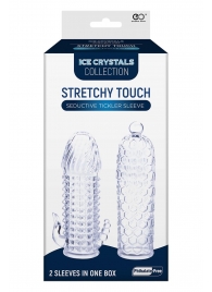 Набор из 2 прозрачных насадок на член Seductive Tickler Sleeves Set - NMC - в Северодвинске купить с доставкой