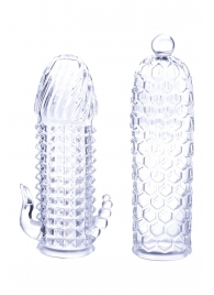 Набор из 2 прозрачных насадок на член Seductive Tickler Sleeves Set - NMC - в Северодвинске купить с доставкой