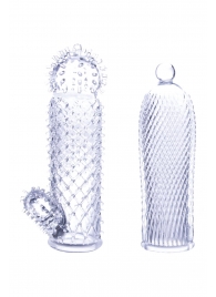 Набор из 2 прозрачных насадок на член Seductive Tickler Sleeves - NMC - в Северодвинске купить с доставкой