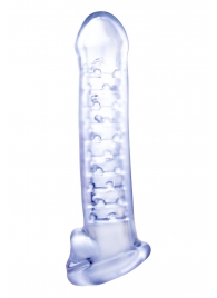 Прозрачная насадка-удлинитель Stretchy Touch - 18 см. - NMC - в Северодвинске купить с доставкой