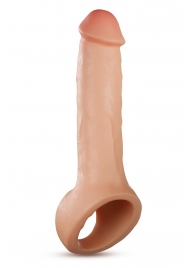 Телесная насадка-удлинитель Thrive 8.75 Inch Realistic Penis Extender Sleeve - 22,2 см. - Blush Novelties - в Северодвинске купить с доставкой