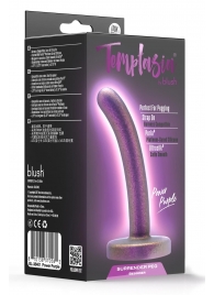 Фиолетовая насадка с гладкой поверхностью Surrender 4.75 Inch Beginner Pegging Dildo - 12 см. - Blush Novelties - купить с доставкой в Северодвинске