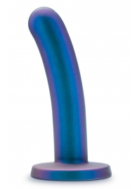 Синяя насадка с гладкой поверхностью Surrender 5.75 Inch Intermediate Pegging Dildo - 14,6 см. - Blush Novelties - купить с доставкой в Северодвинске