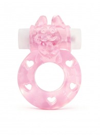 Розовое эрекционное виброкольцо в форме зайчика - 1137 - в Северодвинске купить с доставкой