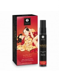 Оральный спрей Waves of Pleasure с ароматом клубники и шампанского - 20 мл. - Shunga - купить с доставкой в Северодвинске