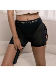 Трусики-шорты для фиксации насадок Strap-on-me Harness Lingerie Halo - size XS - Strap-on-me - купить с доставкой в Северодвинске