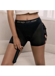 Трусики-шорты для фиксации насадок Strap-on-me Harness Lingerie Halo - size M - Strap-on-me - купить с доставкой в Северодвинске