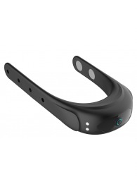 Черное эрекционное виброкольцо на ремешках - Boys of Toys - в Северодвинске купить с доставкой