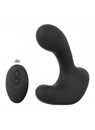 Черная анальная вибропробка с функцией расширения RC Butt Plug with 3 functions - Orion - в Северодвинске купить с доставкой