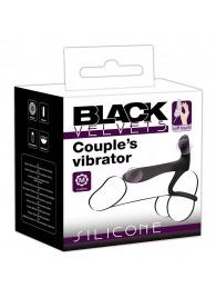 Черная насадка на член с вибрацией Couple’s Vibrator - Orion - в Северодвинске купить с доставкой