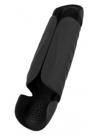 Черный вибромастурбатор с трехточечной стимуляцией Penis Trainer with 3 Point Stimulation - Orion - в Северодвинске купить с доставкой