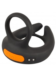 Черный вибростимулятор мошонки RC Scrotum Stimulator with Vibration - Orion - в Северодвинске купить с доставкой