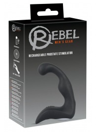 Черный перезаряжаемый стимулятор простаты с вибрацией - 14,6 см. - Orion - в Северодвинске купить с доставкой