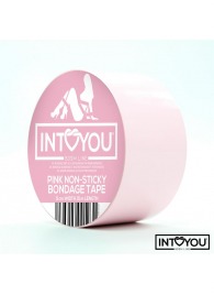 Розовый скотч для фиксации Non-Sticky Bondage Tape - 15 м. - Intoyou - купить с доставкой в Северодвинске