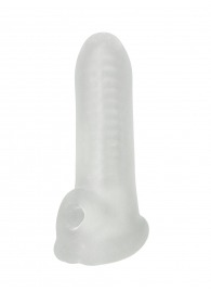 Белый фаллоудлинитель Striker - 13,5 см. - Lola Games - в Северодвинске купить с доставкой