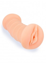 Телесный двусторонний мастурбатор с вибропулей и эрекционными кольцами в комплекте - Sexy Girl - в Северодвинске купить с доставкой