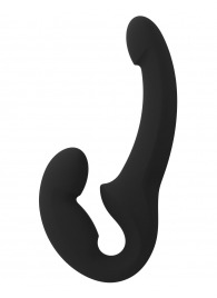 Черный безремневой страпон Share Lite - Fun Factory - купить с доставкой в Северодвинске